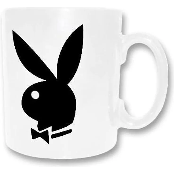 Playboy Tasse Classic Weiß, Porzellan, 8 cm