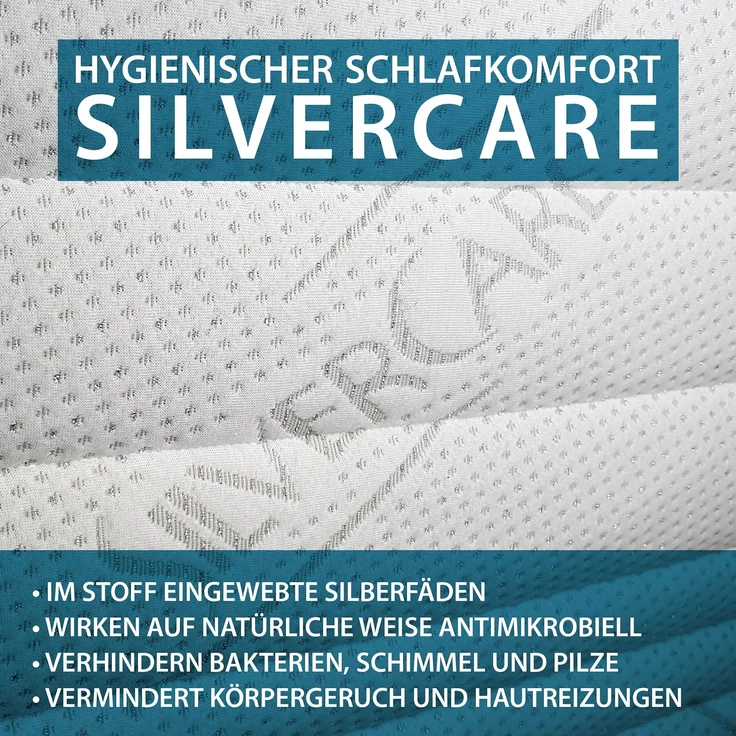 MSS e.K. Matratzenbezug "SILVER" 200 x 120 x 22 cm"" – Bild 5