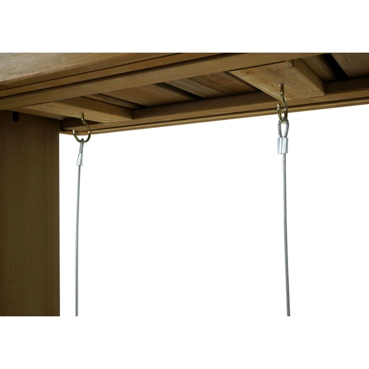 Hochbeet HWC-L72, Pflanzkasten Rankhilfe Pflanzkübel Blumenkasten, 145x85x50cm Outdoor Tanne Holz FSC®, braun – Bild 5