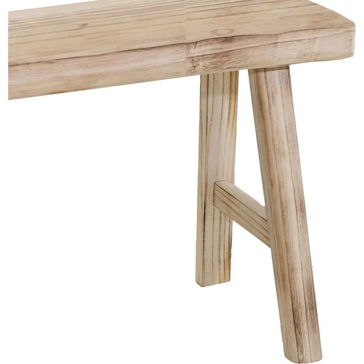 Spetebo Blumenhocker Holz Bank natur (rechteckig, 1 St, x Hocker), zur Dekoration mit Topfpflanzen aller Art – Bild 2
