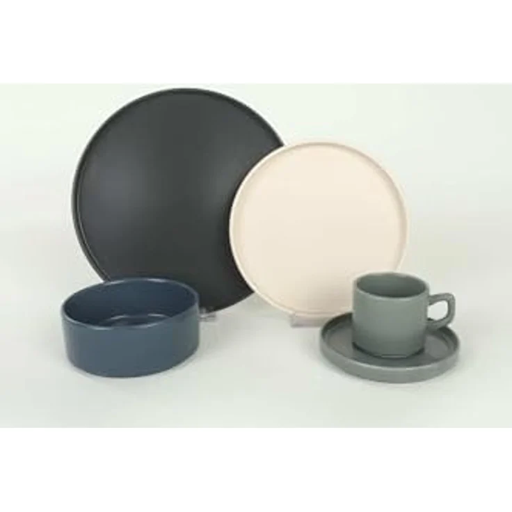Hermia Concept Teller-Set 100% CERAMIC STONEWARE M1617 (20-tlg) – Bild 7