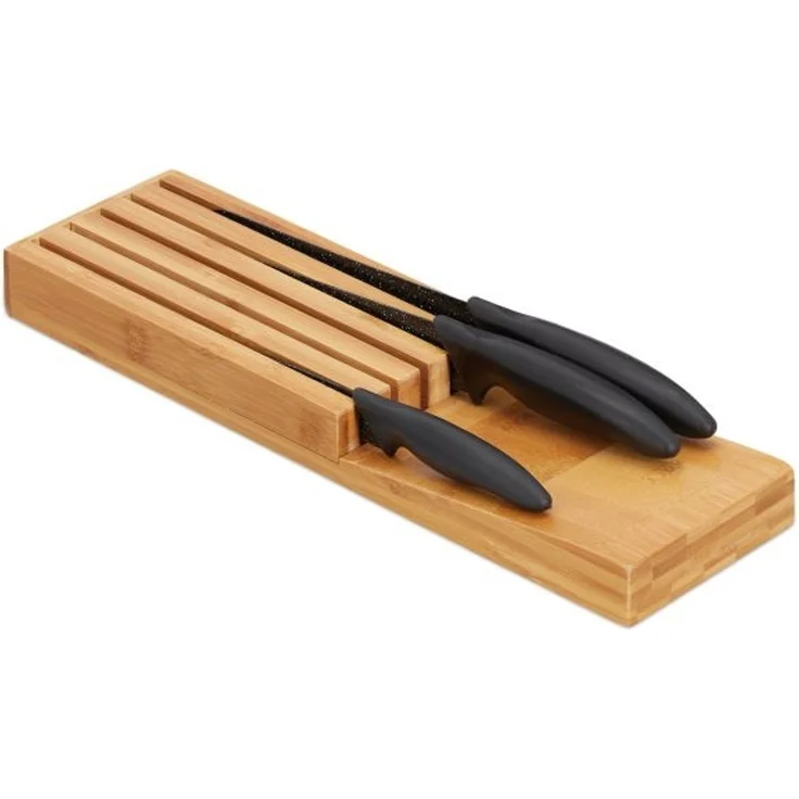 Messerorganizer Bambus für 5 Messer – Bild 1