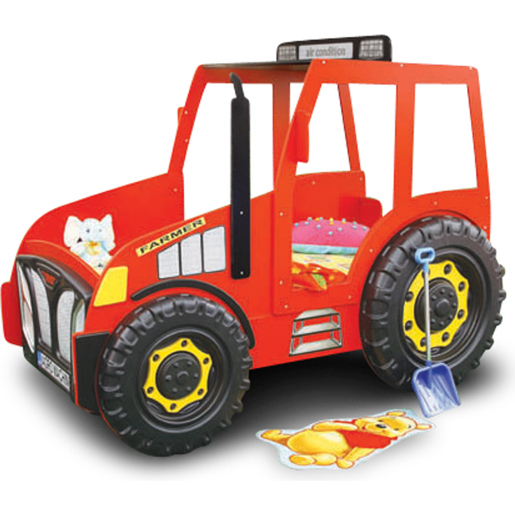 Kinderbett Traktor Rot – Spielspaß trifft auf Komfort – Bild 5