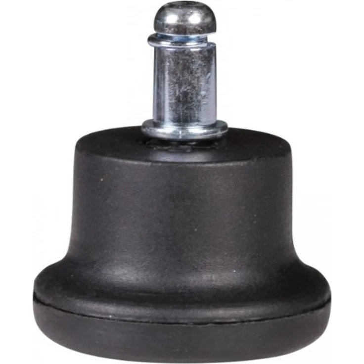 Amstyle Möbelrolle 5x Gleiter Fußgleiter Bürostuhl Möbelgleiter Bodengleiter Schwarz, (5er Set Design Kunststoff Bodengleiter Schwarz, Set besteht aus 5 Rollen), Fußgleiter f. Bürostuhl Rund 11 mm Pin Durchmesser – Bild 4