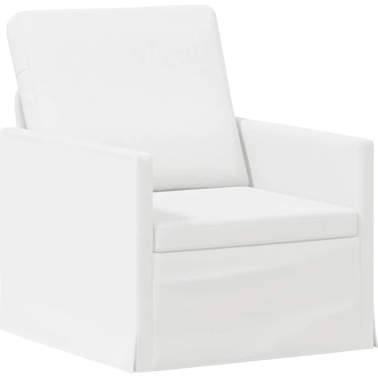 vidaXL Sofa-Set 2 pcs Weiß Stoff 3433186 – Bild 2