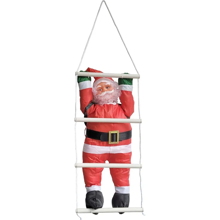 Weihnachtsmann auf Leiter 60 cm [lux. pro] – Bild 2