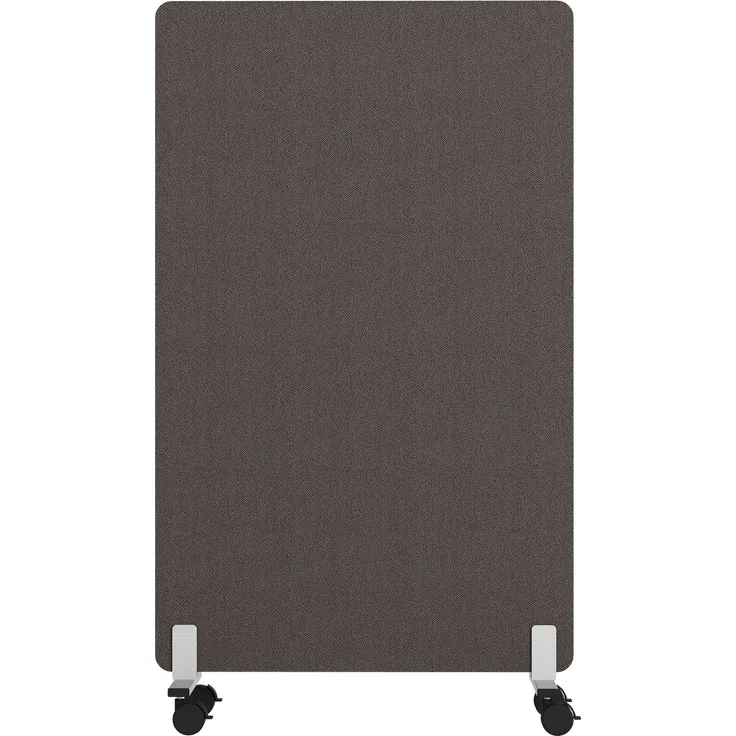 Rheinland Möbel FocusWall STWR1014 – Akustik-Stellwand 1000×1400 mm in Stofffarbe Blizzard inkl. Rollen – Mobile Schreibtisch-Trennwand für Büro & Homeoffice – Schallschutz – Made in Germany