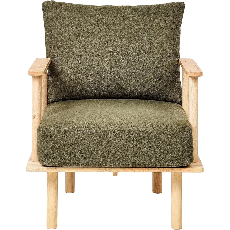 Sessel ASKER Bouclé Dunkelgrün – Bild 5