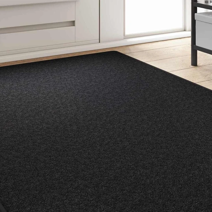 vidaXL Teppichläufer Anthrazit 100 x 250 cm 100% Polypropylen 42011369 – Bild 2