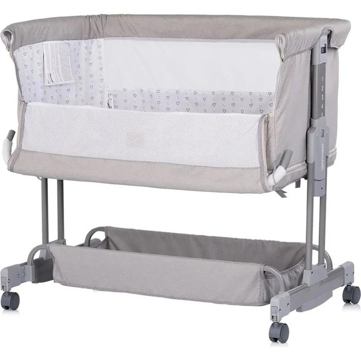 Chipolino Beistellbett Zen 2 in 1 Babybett Schaukelfunktion 7 Höhen Moskitonetz – Bild 3
