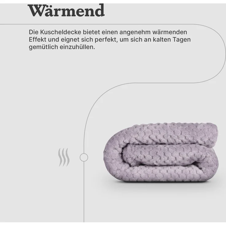 Kuscheldecke Cashmere Touch 150x200cm (Etherea) 250g/m² - Flauschige Wohndecke für Sofa, Couch und Bett, Tagesdecke Oeko-TEX - Sofaüberwurf – Bild 5