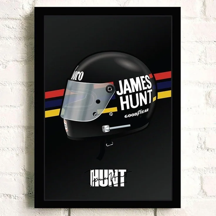 Poster Formel 1 Helm Rennfahrer Name Unterschrift · Deko Print ohne Rahmen - B Norris / 30x40 cm – Bild 5