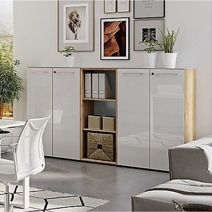 GERMANIA Bürokombination MONTERIA BHT 240x120x37 cm bunt Komplett-Büro Büro – Bild 2