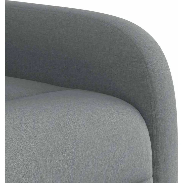 vidaXL Massagesessel Hellgrau Stoff 4015532 – Bild 8