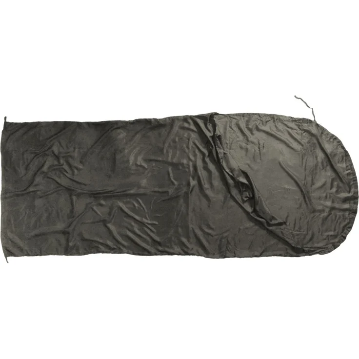 Origin Outdoors Sleeping Liner Hoody Seide, Deckenform, anthrazit – Bild 1