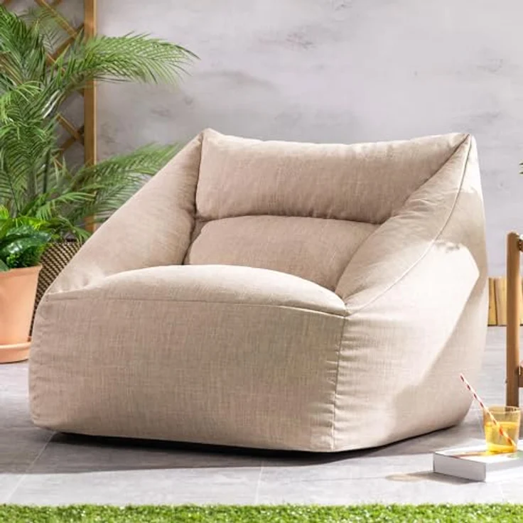 icon Sitzsack Erwachsene Sessel mit Outdoor-Gewebebezug „Natalia", Sitzsack XXL, Made in Germany, für Erwachsene & Kinder, mit Füllung – Bild 3