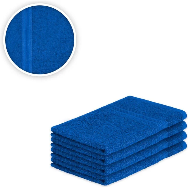 12 x Gästetuch 500 g/m² 30 x 50 cm Royalblau – Bild 2