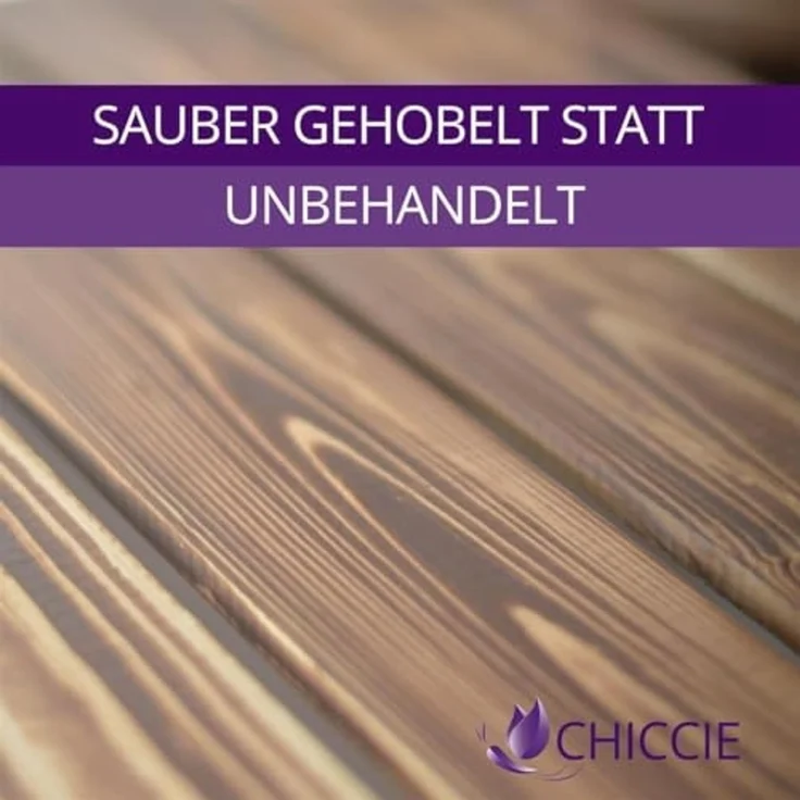 CHICCIE 2 Set Holzkiste Grete Weiß Geflammt - 2x Kurzes Regal Obstkiste Dekokiste Weinkiste – Bild 4
