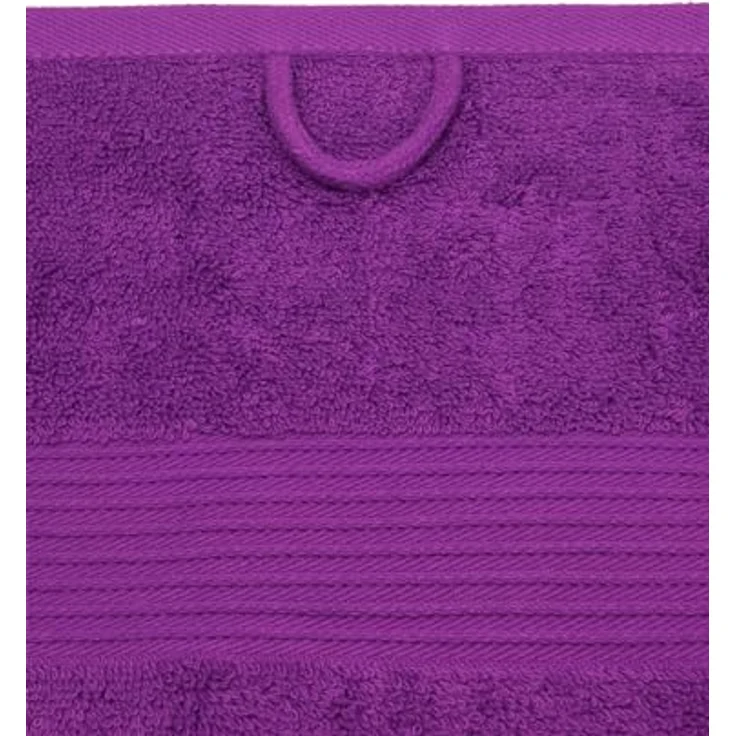 Julie Julsen Badetuch 2-Badetuch-Lila-Badetuch 100 x 150 cm, Baumwolle (2-St) – Bild 4