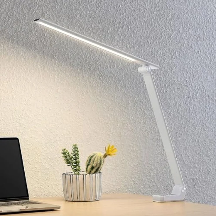 Prios Schreibtischlampe Tamarin, Enthalten, 1 x 13 W LED, universalweiß – Bild 4
