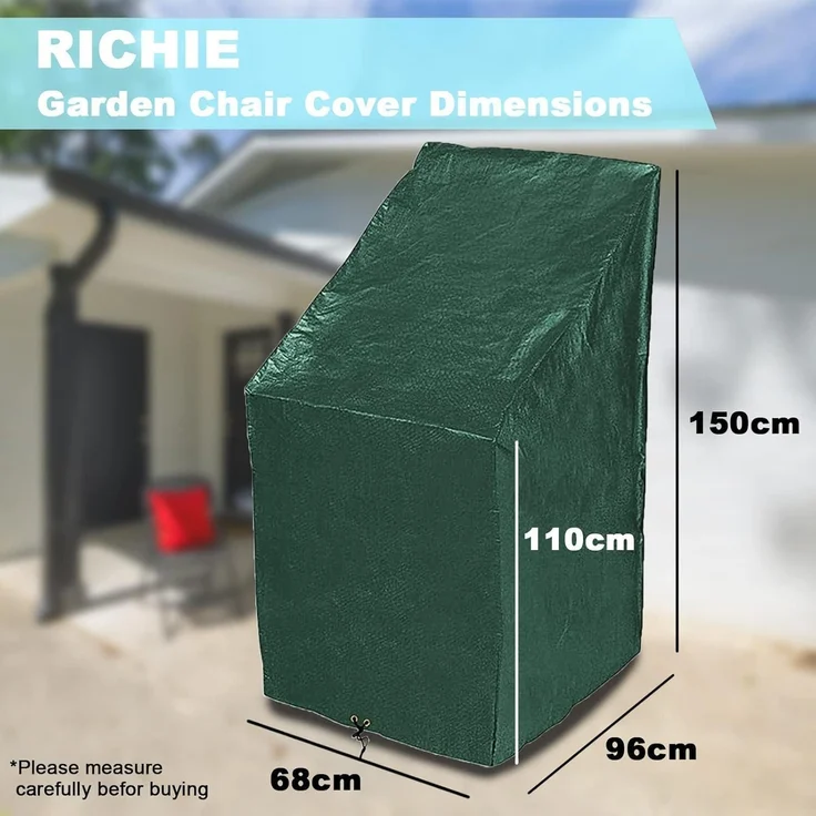 Gartenstuhl Abdeckung wasserdicht UV Schutz – Bild 3