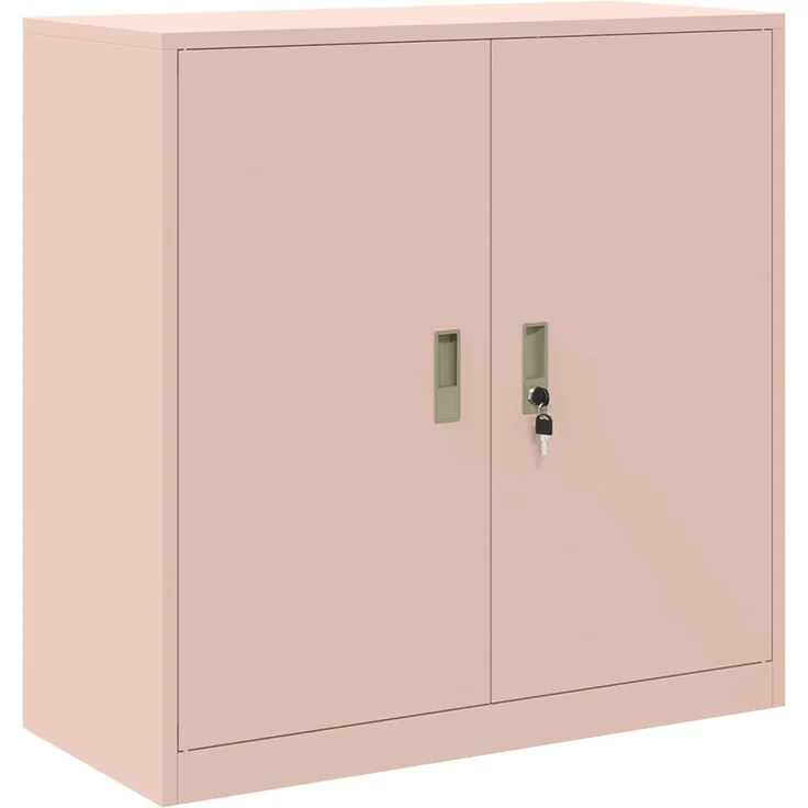 vidaXL Aufbewahrungsschrank 2 stk. Rosa 90 x 40 x 160 cm Stahl 3438712 – Bild 6