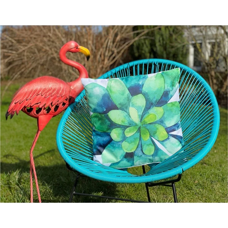 heimtexland Dekokissen Outdoorkissen Garten Deko Outdoor Kissen gefüllt, Lotus Effekt, schmutz- und wasserabweisend, inkl. Füllung – Bild 3