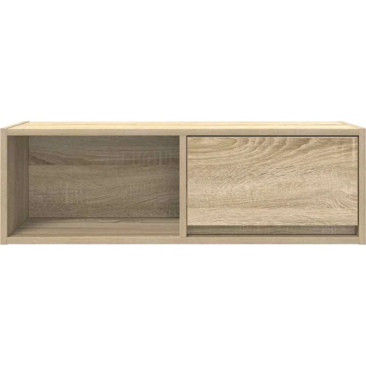 2 pcs TV-Schrank, Lowboard TV Sonoma-Eiche 80x31x25,5 cm Holzwerkstoff – Bild 7