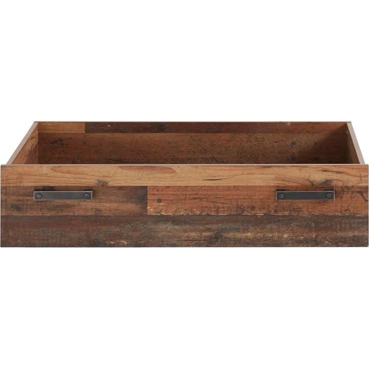 FORTE Clif Rollschublade für Bett, Holzwerkstoff, Braun, 104,1 x 24 x 67,4 cm – Bild 2