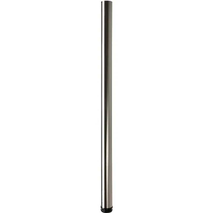 Hettich Möbelfuß 6,0 x 110 - 113 cm Edelstahl-Optik - 1 Stück