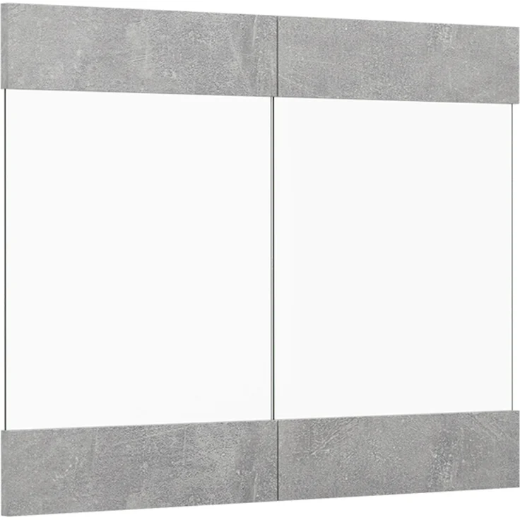 Küchenfront R-Line Beton 79.2 x 59 cm Möbelfront für den Hängeglasschrank Vicco – Bild 1