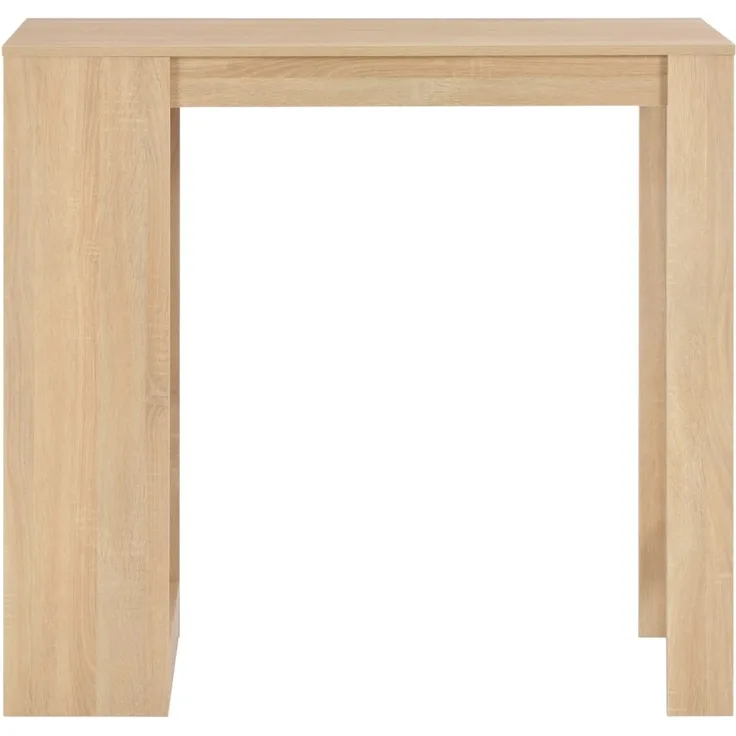 vidaXL Bartisch mit Regal Eichenbraun 110x50x103 cm 280213