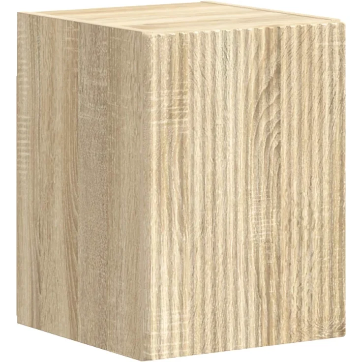 vidaXL TV-Schrankset Wandmontiert 4 pcs Sonoma-Eiche Holzwerkstoff 3409035 – Bild 8