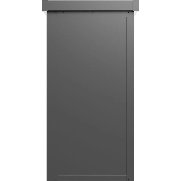 GFP Geräteschrank Metall 180x78x161 cm Gartenschrank Schiebetür anthrazit inkl. Fußboden – Bild 4