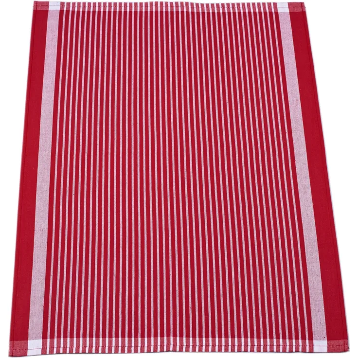 ROSS Geschirrtuch Exclusiv Stripe BL 50x70 cm rot