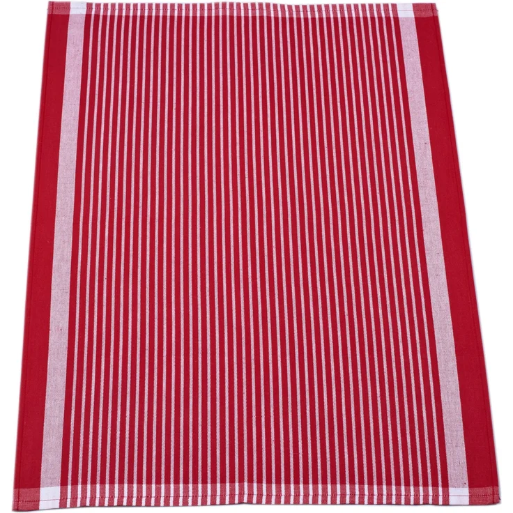 ROSS Geschirrtuch Exclusiv Stripe BL 50x70 cm rot