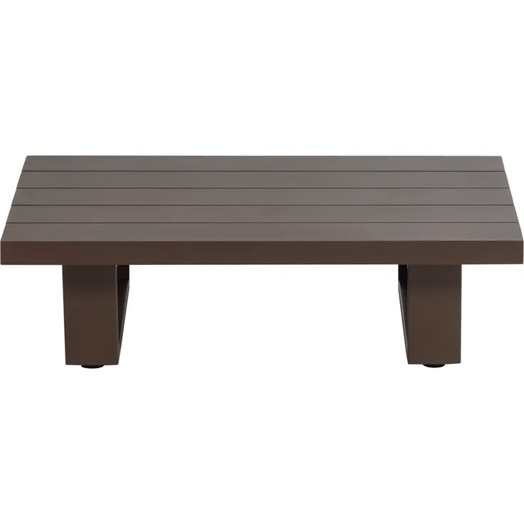 Gartencouchtisch Bear - Aluminium Braun – Bild 3