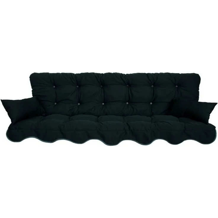 Kühnemuth Auflagekissen Auflagen Set für Hollywoodschaukeln Sitzkissen 180x50 cm Design 920 – Bild 2