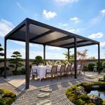 Mendler 'HWC-L41' Pergola ohne Seitenwände, Metall anthrazit, 3x6 m