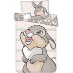 Bambi Baby Bettwäsche Disney Klopfer 100x135 cm 100% Baumwolle