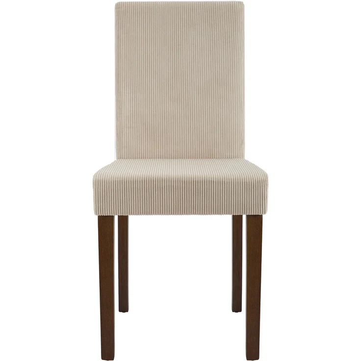 CLP Esszimmerstuhl Ina Cordbezug gepolstert mit Rückenlehne und Holzbeinen,hellbraun antik-dunkel – Bild 4