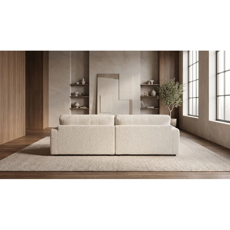 KAWOLA Big Sofa MARLIN Stoff beige 80 x 168 x 262 cm – Bild 6