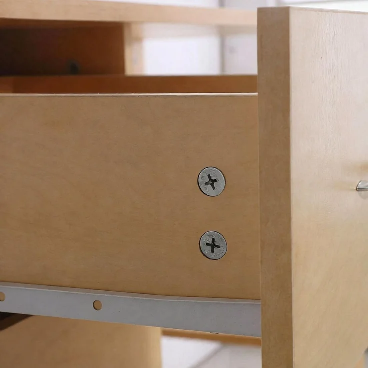 Funktionaler Computertisch,Moderner Schreibtisch mit Schubladen und offenem Regalfach,Bürotisch,Schreibtisch (nur mit Bürotisch)--Holz--120x49x72cm--YOUDENOVA – Bild 7
