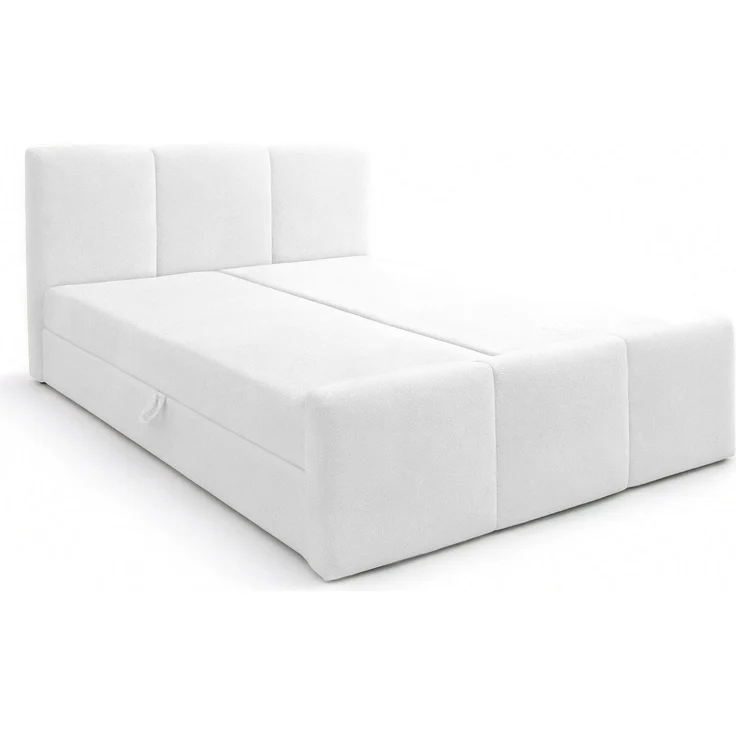 AX LIVING Boxspringbett Weiß Ankarra 180x200 cm Bett mit Stauraum – Bild 4