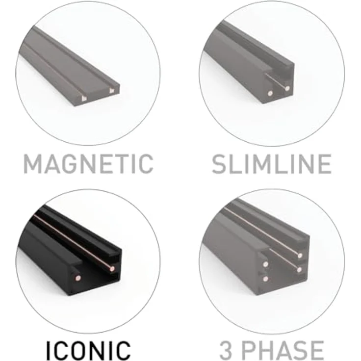 QAZQA Modernes 1-phasiges Schienensystem Komplettset, Dimmbarer Deckenspot in Weiß, 50cm, 2er-Set, Aluminium, LED geeignet für Wohnzimmer und Schlafzimmer – Bild 5