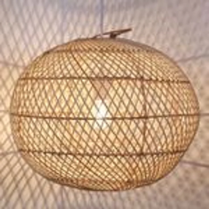 Rattan Lampe Ramia – Bild 1