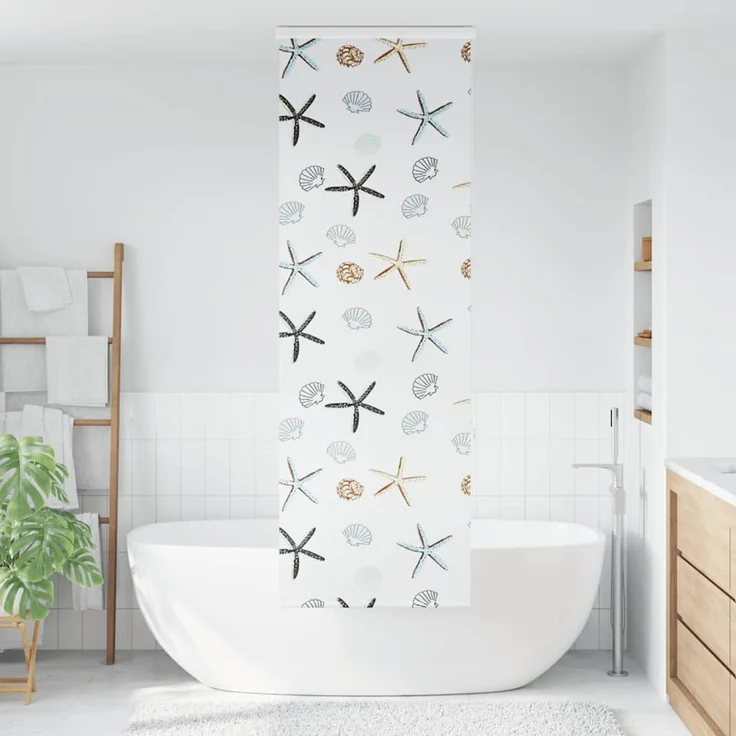 vidaXL Duschrollo mit Kassette 80x240 cm Stoffbreite 76 cm 4015021 – Bild 2