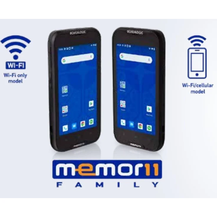 Datalogic ADC Memor 11 Full Touch PDA,Wi-Fi + LTE,4/32GB,FFHE 2D Imager,A11,GMS,Black,Battery, USB cable,hand-strap