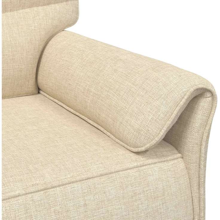 vidaXL Sofa Set 2 stk. Creme Stoff 3424864 – Bild 7