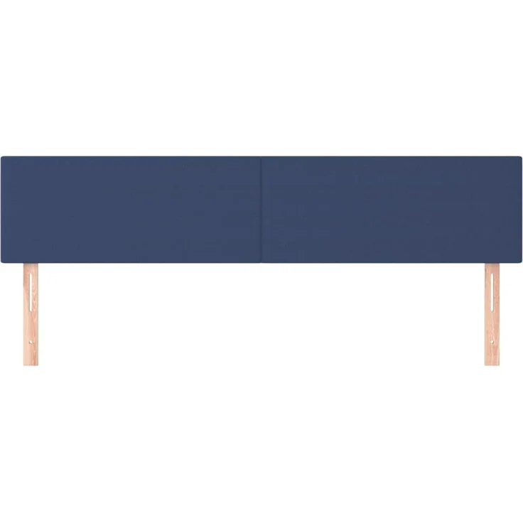 vidaXL Kopfteile 2 Stk. Blau 90 x 5 x 78/88 cm Stoff 345830 – Bild 3
